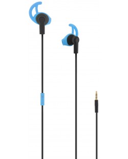 Σπορ ακουστικά με μικρόφωνο  TNB - Sport Running, μπλε/μαύρα
