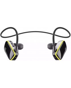 Αθλητικά ασύρματα ακουστικά Cellularline - Flipper, μαύρο/κίτρινο