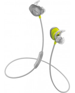 Αθλητικά ασύρματα ακουστικά Bose - SoundSport, γκρι/πράσινα