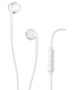 Ακουστικά με μικρόφωνο AQL - Live, λευκά