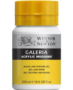 Δομικό τζελ Winsor & Newton - Galeria Black Lava, 250 ml