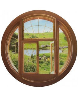 Αυτοκόλλητο τοίχου Weta Movies: The Hobbit - Hobbit Window, 70 cm
