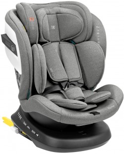 Κάθισμα αυτοκινήτου KikkaBoo - i-Cruise, IsoFix, i-Size, 40-150 cm, Light Grey