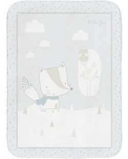 Σούπερ μαλακή παιδική κουβέρτα KikkaBoo - Little Fox, 80 x 110 cm	