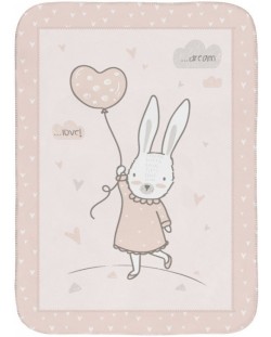 Σούπερ μαλακή παιδική κουβέρτα  KikkaBoo - Rabbits in Love , 80 x 110 cm