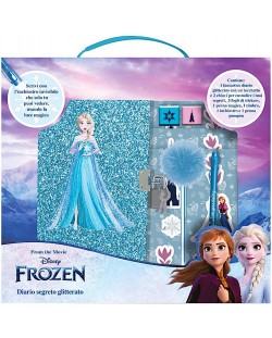 Μυστικό ημερολόγιο  Disney - Frozen,με γυαλιστερά εξώφυλλα και αόρατο στυλό