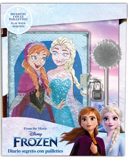 Μυστικό ημερολόγιο  Disney - Frozen,   με πούλιες και στυλό