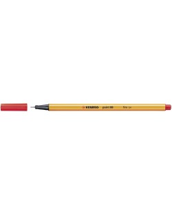 Στυλό   Stabilo Point 88- κόκκινο, 0,4 χλστ