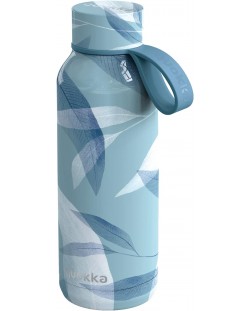 Θερμικό μπουκάλι Quokka Solid - Blue Wind, 510 ml