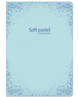 Τετράδιο Lastva Soft Pastel - А4, 52 φύλλα, φαρδιές σειρές, με 2 πλαίσια, ποικιλία