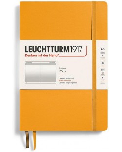 Σημειωματάριο Leuchtturm1917 Rising Colors - A5, оранжев, σε γραμμές, μαλακό εξώφυλλο