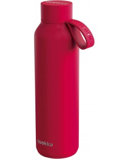 Θερμικό μπουκάλι Quokka Solid - Cherry Red, 630 ml