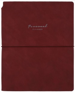 Тефтер Victoria's Journals Kuka - Μπορντό, πλαστικό κάλυμμα, 96 φύλλα, В5