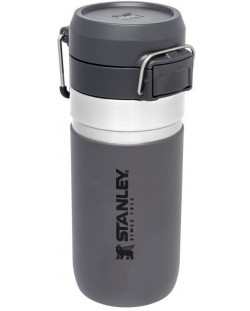Θερμικό μπουκάλι νερού Stanley - The Quick Flip,Charcoal, 0.47 l