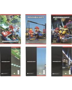 Τετράδιο Panini Super Mario - Mariokart, А4,40 φύλλα, ποικιλία