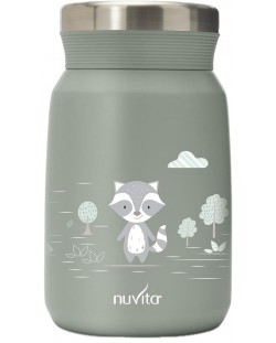 Θερμός φαγητού Nuvita - 500 ml, Sage Green