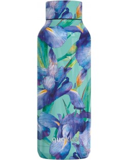 Θερμικό μπουκάλι Quokka Solid - Blue Irises, 510 ml