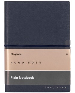 Σημειωματάριο Hugo Boss Elegance Storyline - A6,  λευκά φύλλα, σκούρο μπλε