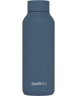 Θερμικό μπουκάλι Quokka Solid - Stone Blue, 510 ml