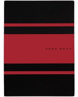 Σημειωματάριο Hugo Boss Gear Matrix - A5, σελίδες με γραμμές, κόκκινο