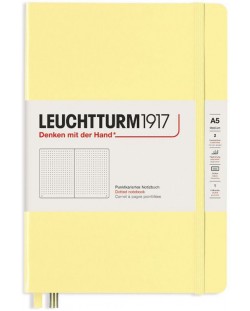 Σημειωματάριο  Leuchtturm1917 - Medium A5, σελίδες με τελείες,Vanilla