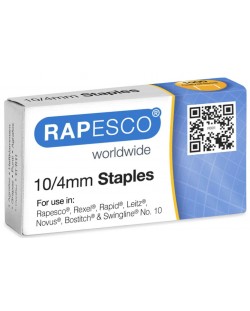 Σύρματα για συρραπτικό Rapesco - 10/4 mm, 1000 τεμάχια