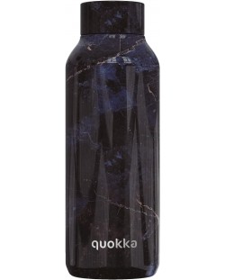 Θερμικό μπουκάλι Quokka Solid - Black Marble, 510 ml