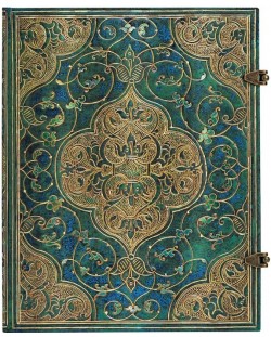 Σημειωματάριο Paperblanks Turquoise Chronicles - 18 х 23 cm, 72 φύλλα