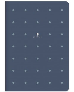 Τετράδιο Keskin Color - Bullet Journal, 80 φύλλα, τελείες, σκούρο μπλε