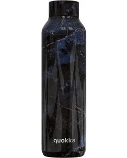 Θερμικό μπουκάλι Quokka Solid - Black Marble, 630 ml