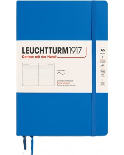 Σημειωματάριο Leuchtturm1917 New Colours - А5, lined, Sky, χαρτόδετα