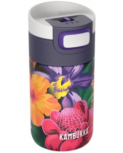 Θερμικό ποτήρι ​Kambukka Etna - Snapclean, 300 ml, Flower Power