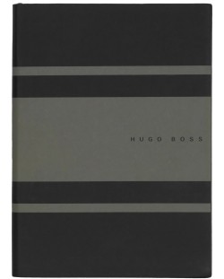 Σημειωματάριο Hugo Boss Gear Matrix - A5, διακεκομμένες σελίδες, σκούρο πράσινο