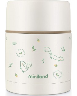 Θερμό για φαγητό Miniland - Natur,Σκίουρος,600 ml
