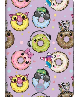 Τετράδιο Cool Pack Happy Donuts - А5, φαρδιές γραμμές, 60 φύλλα