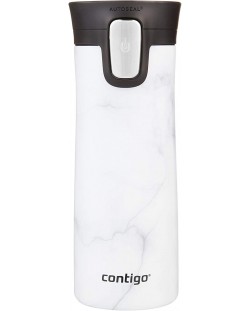Θέρμο Κύπελλο Contigo Pinnacle Couture - White marble, 420 ml
