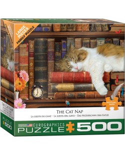 Παζλ Eurographics 500 XL κομμάτια -The Cat Nap 