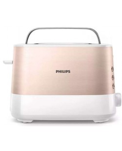 Τοστιέρα Philips - HD2638/11, 1050W,με 7 επίπεδα θερμοκρασίας,ροζ