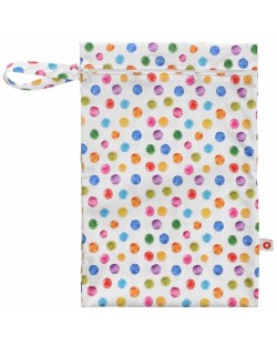 Τσάντα για βρεγμένα ρούχα Xkko - Polka Dots, 30 x 45 cm