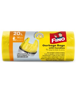 Σακούλες απορριμμάτων  Fino - Color, 20 L, 30 τεμάχια, κίτρινο