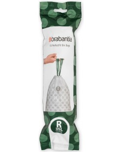 Τσάντα κάδου  Brabantia - PerfectFit, μέγεθος R, 36 l, 10 τεμάχια