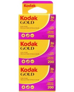 Φωτογραφικό φιλμ Kodak - Gold 135, ISO 200, 36exp,3 τεμάχια