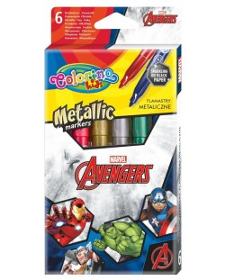Μαρκαδόροι  Colorino - Marvel Avengers,6 χρώματα