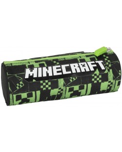 Σχολική κασετίνα Panini Minecraft - Pixels Green