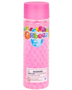 Δοχείο με χρωματιστές μπάλες Orbeez -Ροζ, 400 τεμάχια