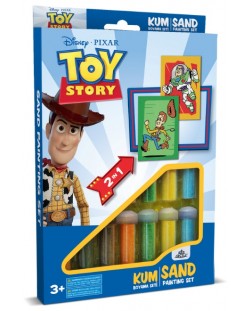 Δημιουργικό σετ για χρωματισμό με άμμο Red Castle - Toy Story, με 2 πίνακες