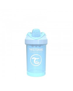Κύπελλο μωρού με αντάπτορα Twistshake Crawler Cup-Μπλε, 300 ml