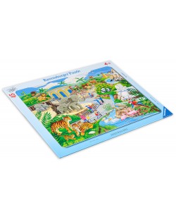 Παζλ Ravensburger 45 κομμάτια - Επίσκεψη στον ζωολογικό κήπο 