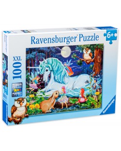 Παζλ Ravensburger από 100 XXL τεμάχια - Το μαγεμένο δάσος