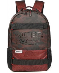 Σχολικό σακίδιο S. Cool Super Pack - Red Camouflage, με 1 θήκη